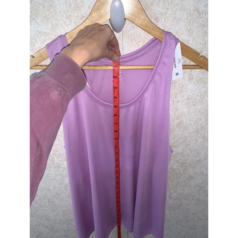 New With Tags Athletic Works Womens XXXL 22 Purple Racerback Tank Top - Picture 7 of 13